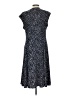 Chaps Polka Dots Black Casual Dress Size L - photo 2
