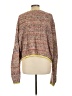 Free People Tweed Yellow Pullover Sweater Size L - photo 2