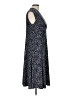 Chaps Polka Dots Black Casual Dress Size L - photo 4