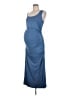Smallshow Blue Casual Dress Size Med Maternity - photo 1