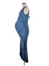 Smallshow Blue Casual Dress Size Med Maternity - photo 5