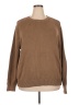St. John's Bay 100% Cotton Solid Brown Pullover Sweater Size XXL - photo 1