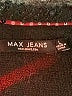 Max Jeans 100% Polyester Black Cardigan Size L - photo 7