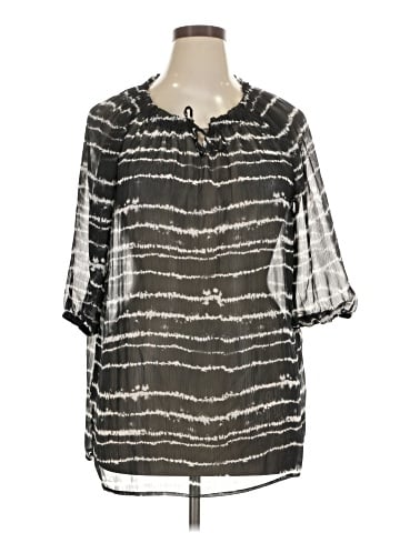 Express 3/4 Sleeve Blouse (view 1)