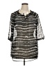 Express 100% Polyester Gray 3/4 Sleeve Blouse Size XL - photo 1