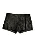 Alice + Olivia Metallic Black Shorts Size 4 - photo 1