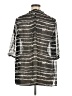 Express 100% Polyester Gray 3/4 Sleeve Blouse Size XL - photo 2