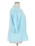 North Style 100% Cotton Blue 3/4 Sleeve Button-Down Shirt Size 1X - photo 4
