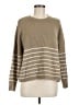 CeCe Stripes Tan Pullover Sweater Size M - photo 1