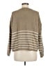 CeCe Stripes Tan Pullover Sweater Size M - photo 2