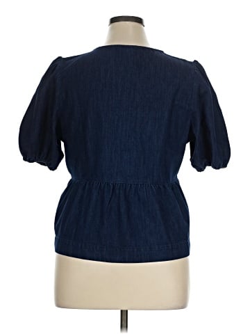 Crown & Ivy Short Sleeve Blouse (view 2)