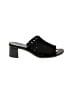 Munro American 100% Leather Black Sandals Size 9 (X-wide) - photo 1