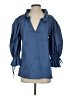 Sofia Collections Blue 3/4 Sleeve Blouse Size S (estimated) - photo 1