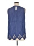 Soft Surroundings Blue Sleeveless Blouse Size XL - photo 2