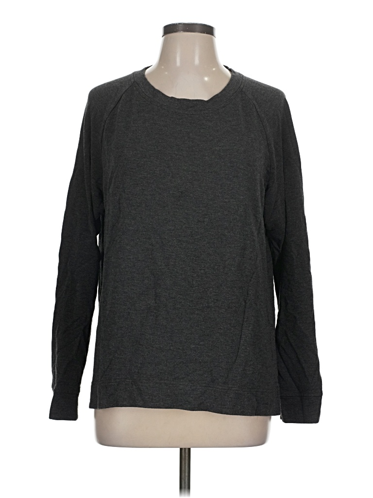 Pre-owned Lou & Grey For Loft Sweatshirt In Gray