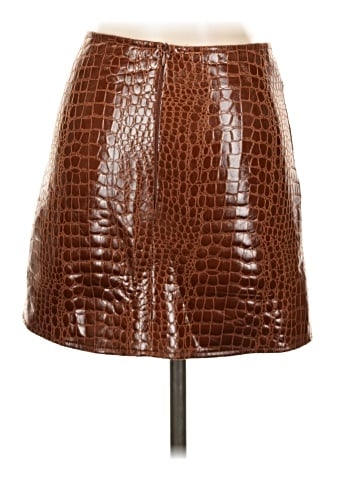 Motel Faux Leather Skirt (view 2)