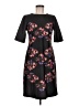 Taylor Floral Black Casual Dress Size 6 - photo 1