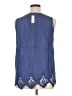 Soft Surroundings Blue Sleeveless Blouse Size XL - photo 2