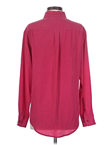 Equipment Long Sleeve Silk Top (view 2)