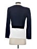 Rebecca Taylor Chevron-herringbone Blue Blazer Size 0 - photo 2