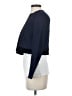 Rebecca Taylor Chevron-herringbone Blue Blazer Size 0 - photo 5