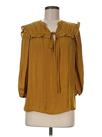 Ultra Pink 3/4 Sleeve Blouse (view 1)