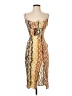 L Space 100% Viscose Print Tan Cocktail Dress Size XS - photo 1