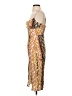 L Space 100% Viscose Print Tan Cocktail Dress Size XS - photo 5