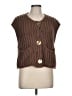 New Trend 100% Polyester Brown Sweater Vest Size L - photo 1