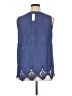 Soft Surroundings Blue Sleeveless Blouse Size XL - photo 2