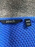Peach 100% Cotton Blue Tank Top Size XXS - photo 7