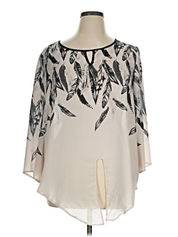 Cato 3/4 Sleeve Blouse (view 1)
