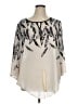 Cato 100% Polyester Ivory 3/4 Sleeve Blouse Size XL - photo 1
