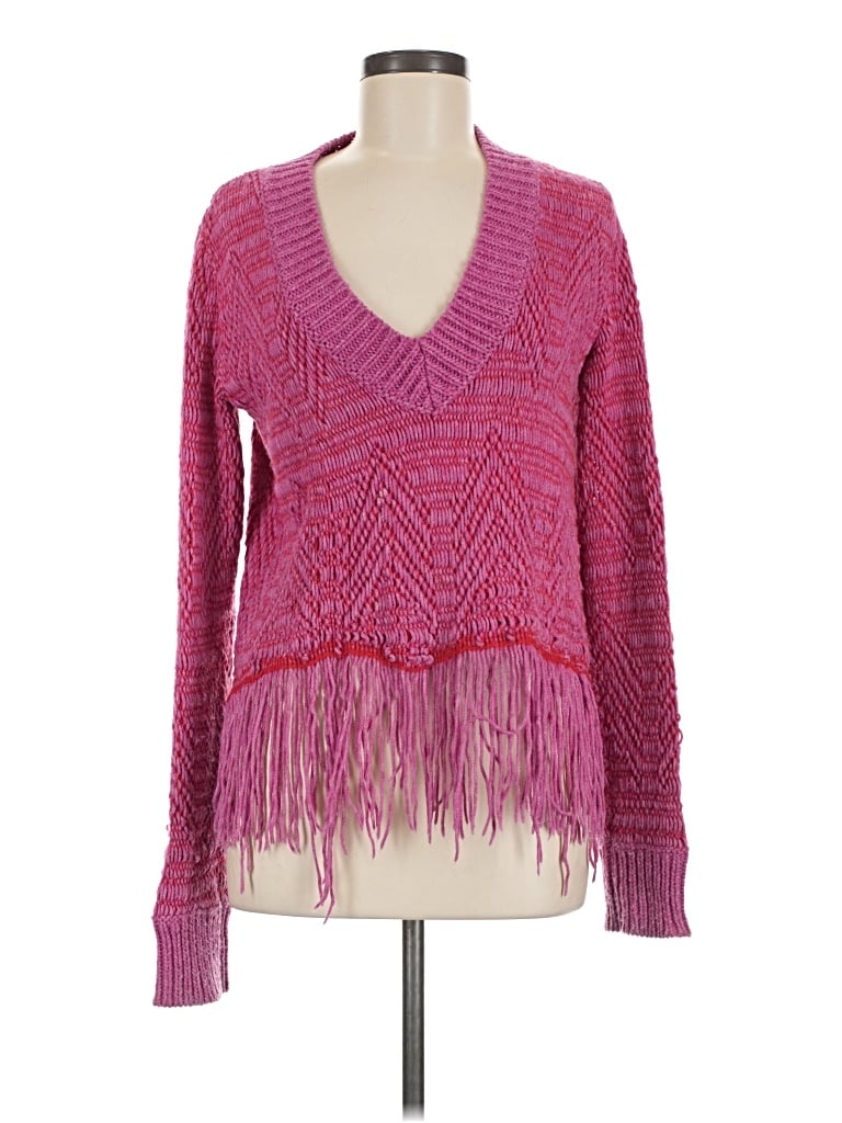 Pre-owned Armani Jeans Long Sleeve Top In Pink