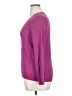 Karen Scott 100% Cotton Purple Pullover Sweater Size XL - photo 5