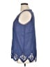 Soft Surroundings Blue Sleeveless Blouse Size XL - photo 5