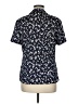 Coldwater Creek 100% Polyester Print Blue Short Sleeve Blouse Size M - photo 2