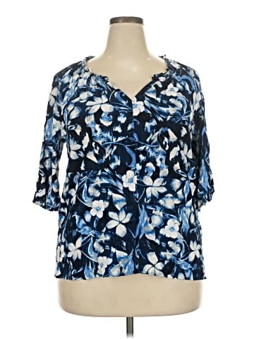 Style&Co 3/4 Sleeve Blouse (view 1)