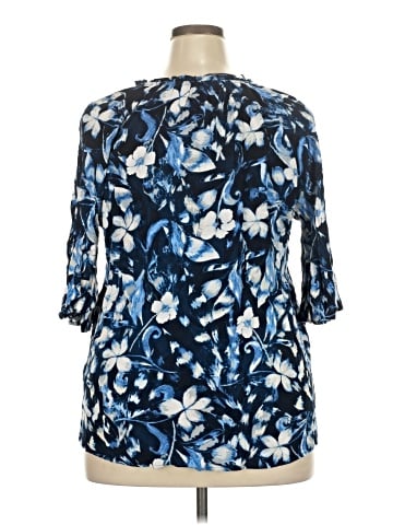 Style&Co 3/4 Sleeve Blouse (view 2)