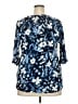 Style&Co 100% Rayon Blue 3/4 Sleeve Blouse Size 2X - photo 2
