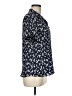 Coldwater Creek 100% Polyester Print Blue Short Sleeve Blouse Size M - photo 4
