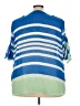 Apt. 9 100% Polyester Color Block Blue 3/4 Sleeve Blouse Size 3X - photo 2