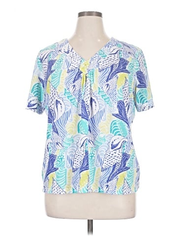Alfred Dunner Short Sleeve Polo (view 1)
