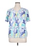 Alfred Dunner Blue Short Sleeve Polo Size XL - photo 1