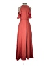 Nine West 100% Polyester Orange Casual Dress Size L - photo 2