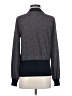 French Connection 100% Polyester Polka Dots Blue Turtleneck Sweater Size S - photo 2