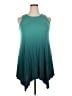 Torrid Teal Tank Top Size 2X Plus (2) - photo 1