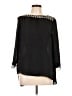 Rebecca Taylor 100% Polyester Black 3/4 Sleeve Blouse Size 12 - photo 1