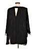 Rebecca Taylor 100% Polyester Black 3/4 Sleeve Blouse Size 12 - photo 2