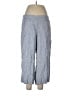 J.Jill 100% Linen Blue Linen Pants Size Lg Petite - photo 1